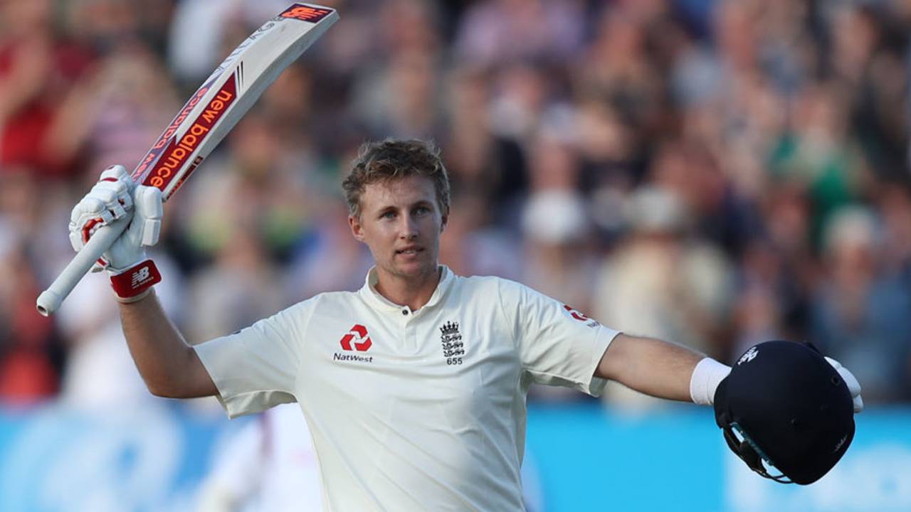 Joe Root brought up his 13th Test hundred, England v West Indies, 1st Investec Test, Edgbaston, 1st day, August 17, 2017