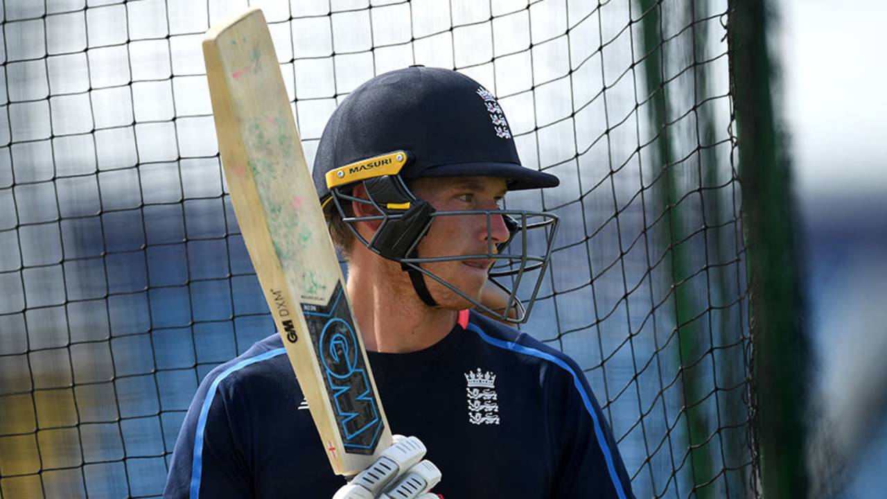 Tom Westley focuses during training, Headingley, August 23, 2017