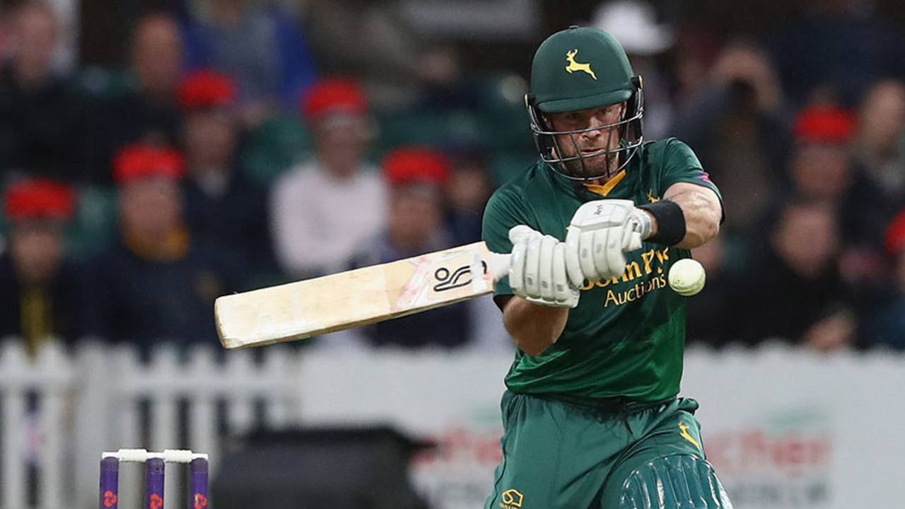 Dan Christian's contributions with bat and ball have been key for Notts, Worcestershire v Notts, NatWest Blast, North Group, Worcester, August 13, 2017