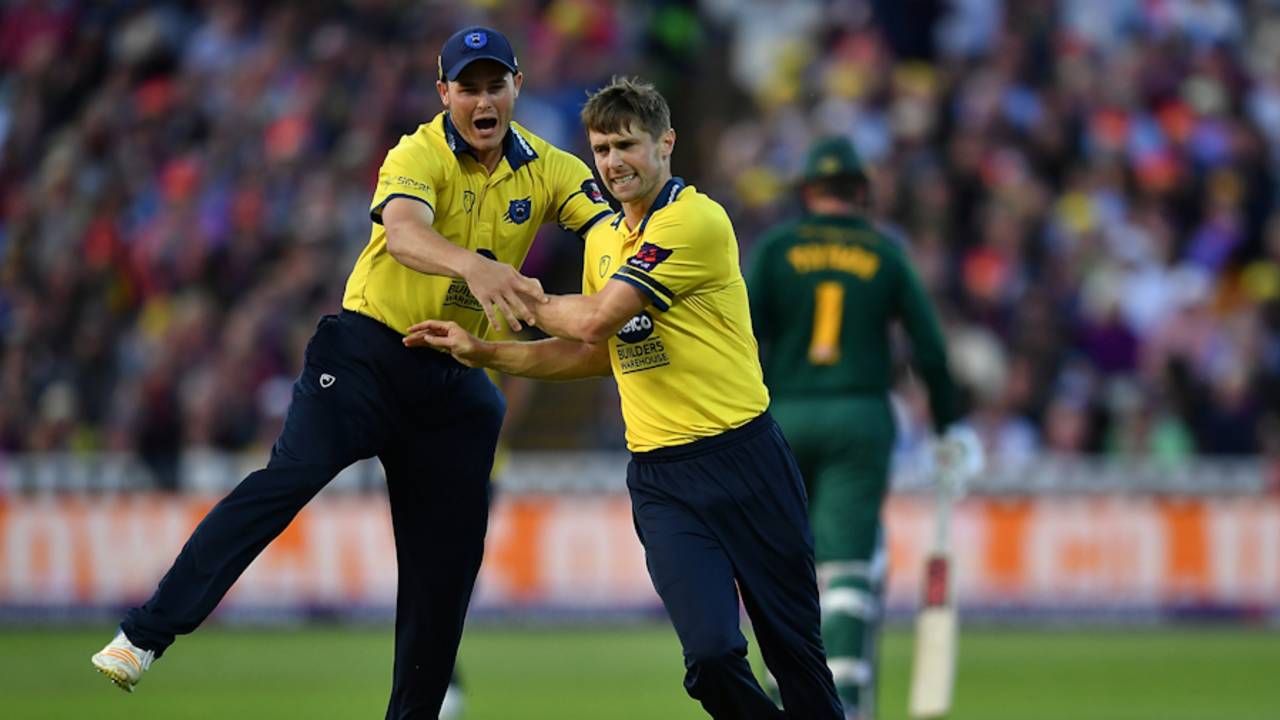 Chris Woakes was in the wickets and made a winning cameo with the bat&nbsp;&nbsp;&bull;&nbsp;&nbsp;Getty Images