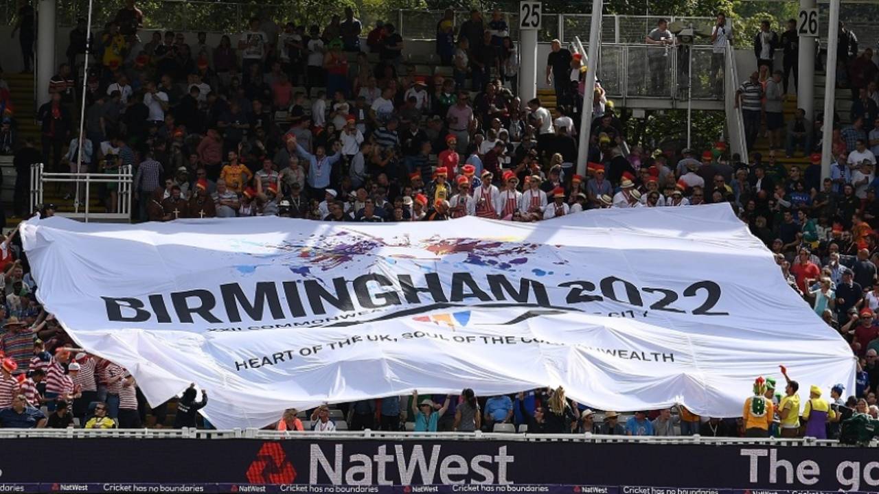 A banner for Birmingham's bid for the 2022 Commonwealth Games&nbsp;&nbsp;&bull;&nbsp;&nbsp;Getty Images
