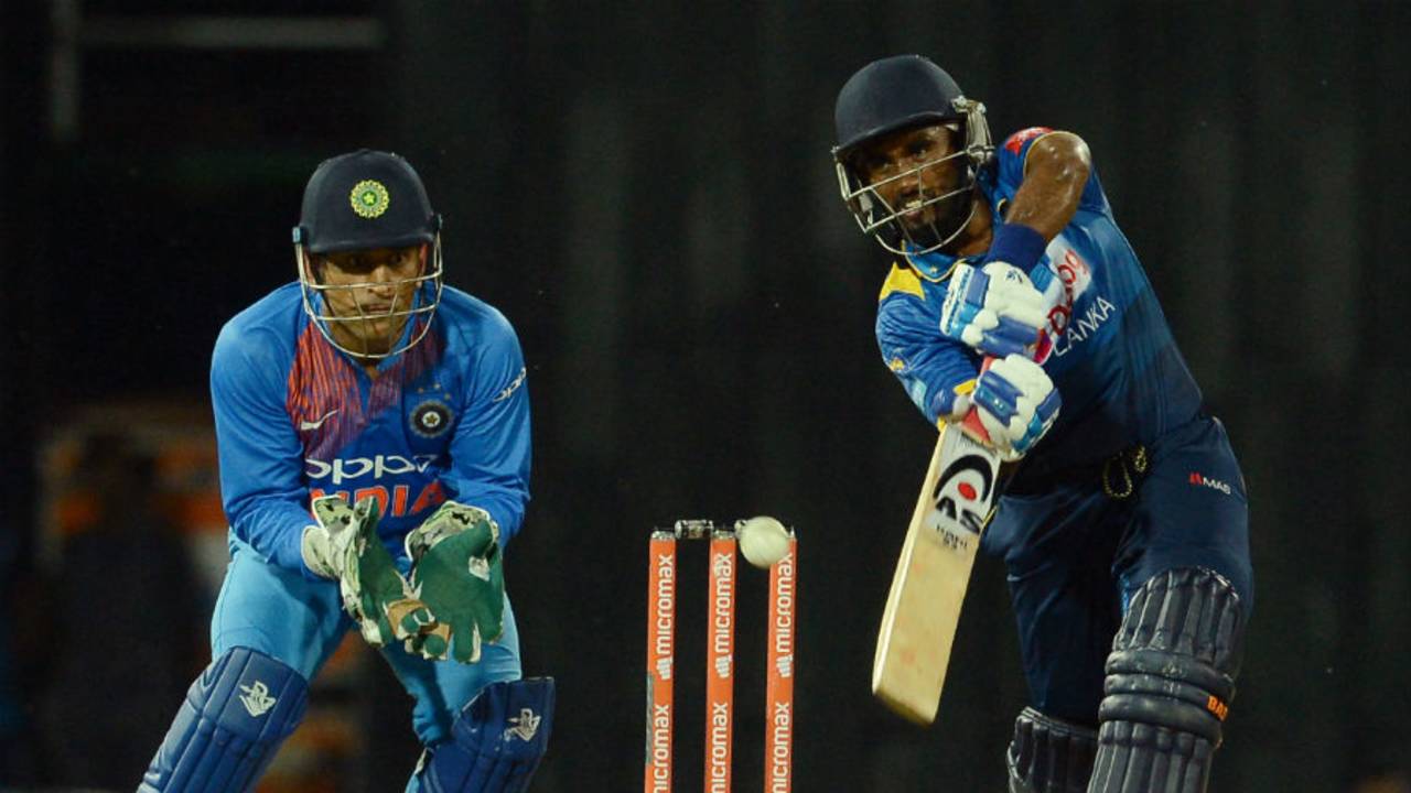 Ashan Priyanjan held the lower order together, Sri Lanka v India, one-off T20I, Colombo, September 6, 2017