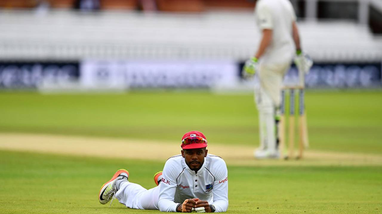 Ben Stokes offered a chance into the slips straight after the rain break, England v West Indies, 3rd Investec Test, Lord's, 2nd day, September 8, 2017 