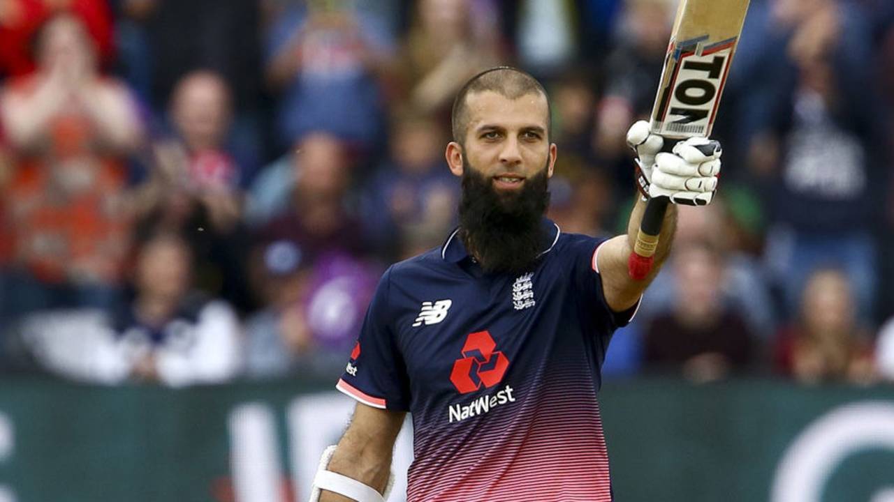 Moeen Ali thrashed a 53-ball hundred, England v West Indies, 3rd ODI, Bristol, September 24, 2017