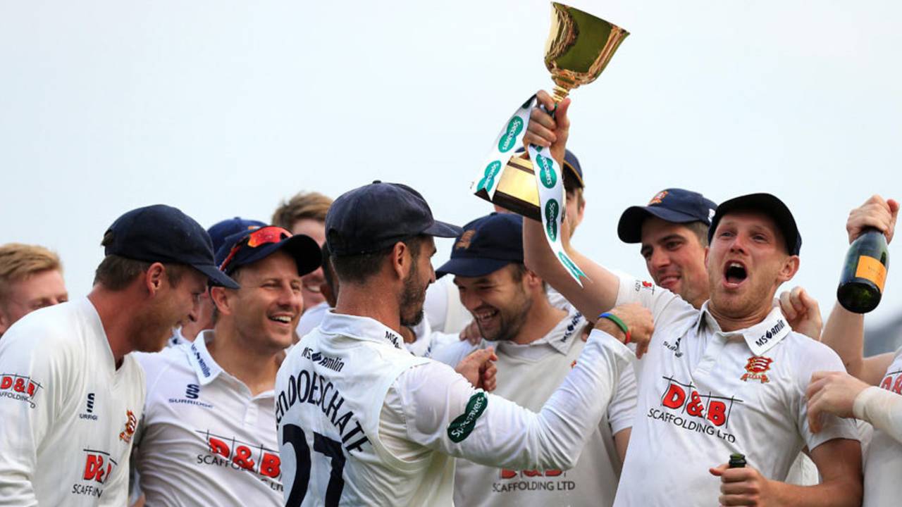 Jamie Porter is in the thick of it as Essex celebrate their title&nbsp;&nbsp;&bull;&nbsp;&nbsp;Getty Images