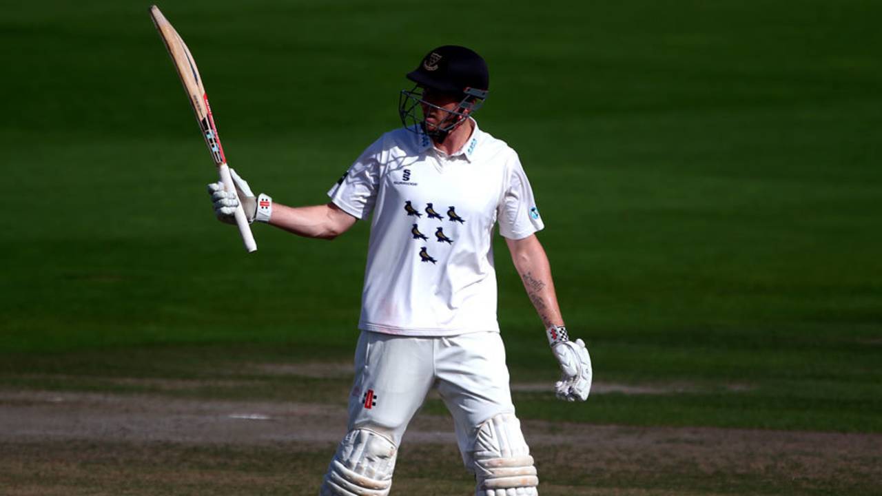 Luke Wells made a hundred on the final day, Sussex v Notts, Specsavers Championship Division Two, Hove, September 28, 2017