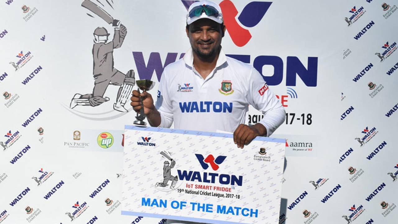 Nadif Chowdhury was named the Man of the Match&nbsp;&nbsp;&bull;&nbsp;&nbsp;RisingBD.com