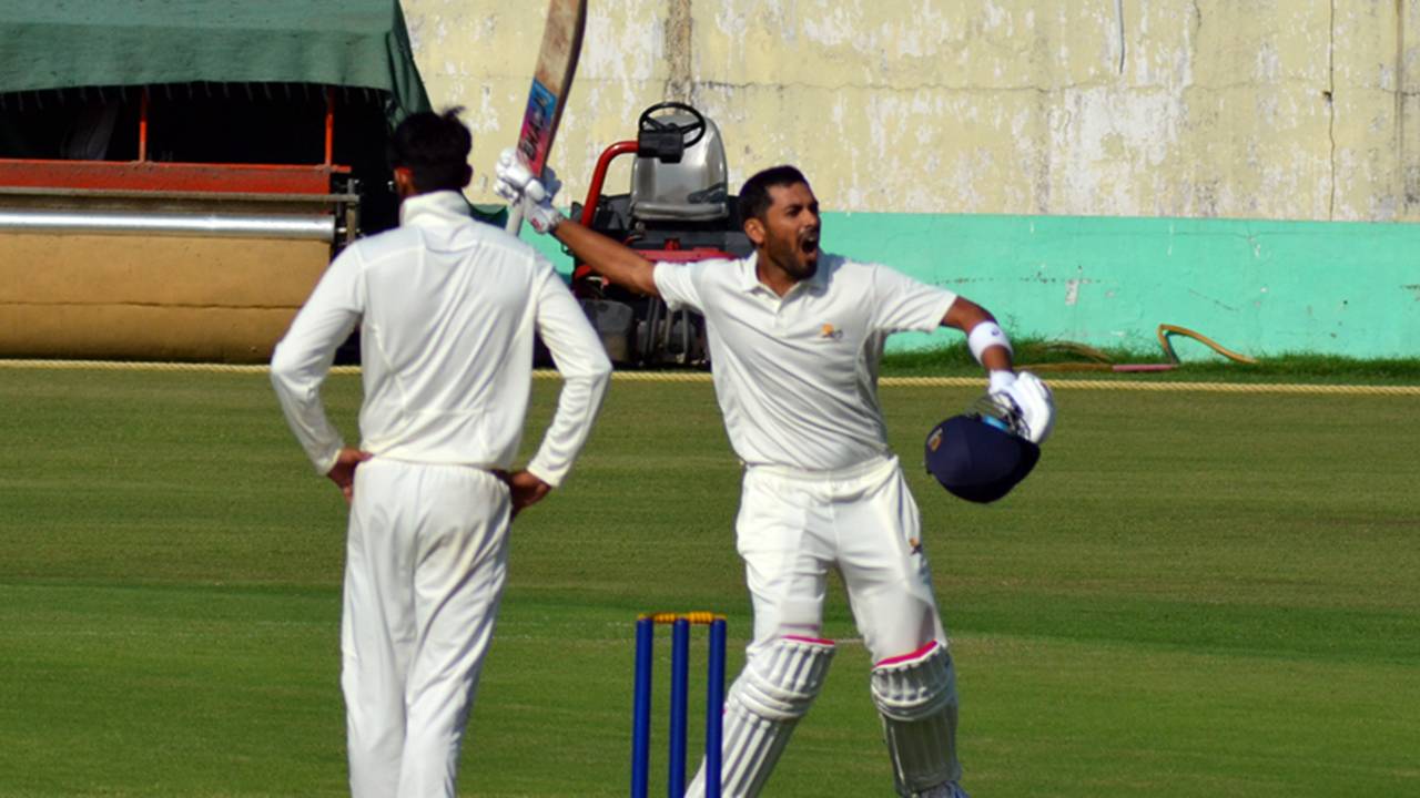 Prashant Chopra was adjudged Player of the Match for his triple-hundred&nbsp;&nbsp;&bull;&nbsp;&nbsp;Shailesh Bhatnagar