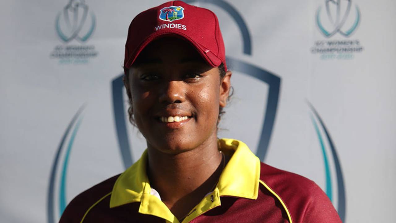 Hayley Matthews was named Player of the Match, 1st ODI, West Indies v Sri Lanka, ICC Women's Championship, October 12, 2017