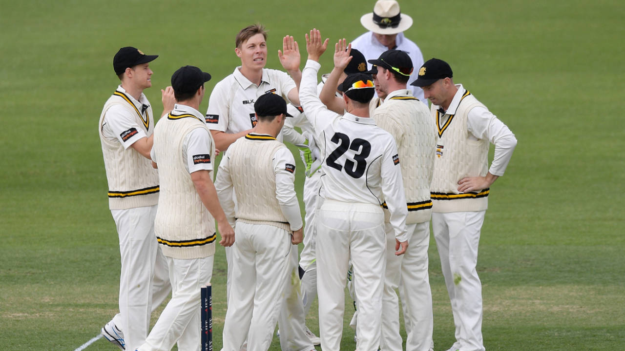 Simon Mackin was among the wickets for Western Australia, New South Wales v Western Australia, Sheffield Shield 2017-18, 1st day, Sydney, November 4, 2017