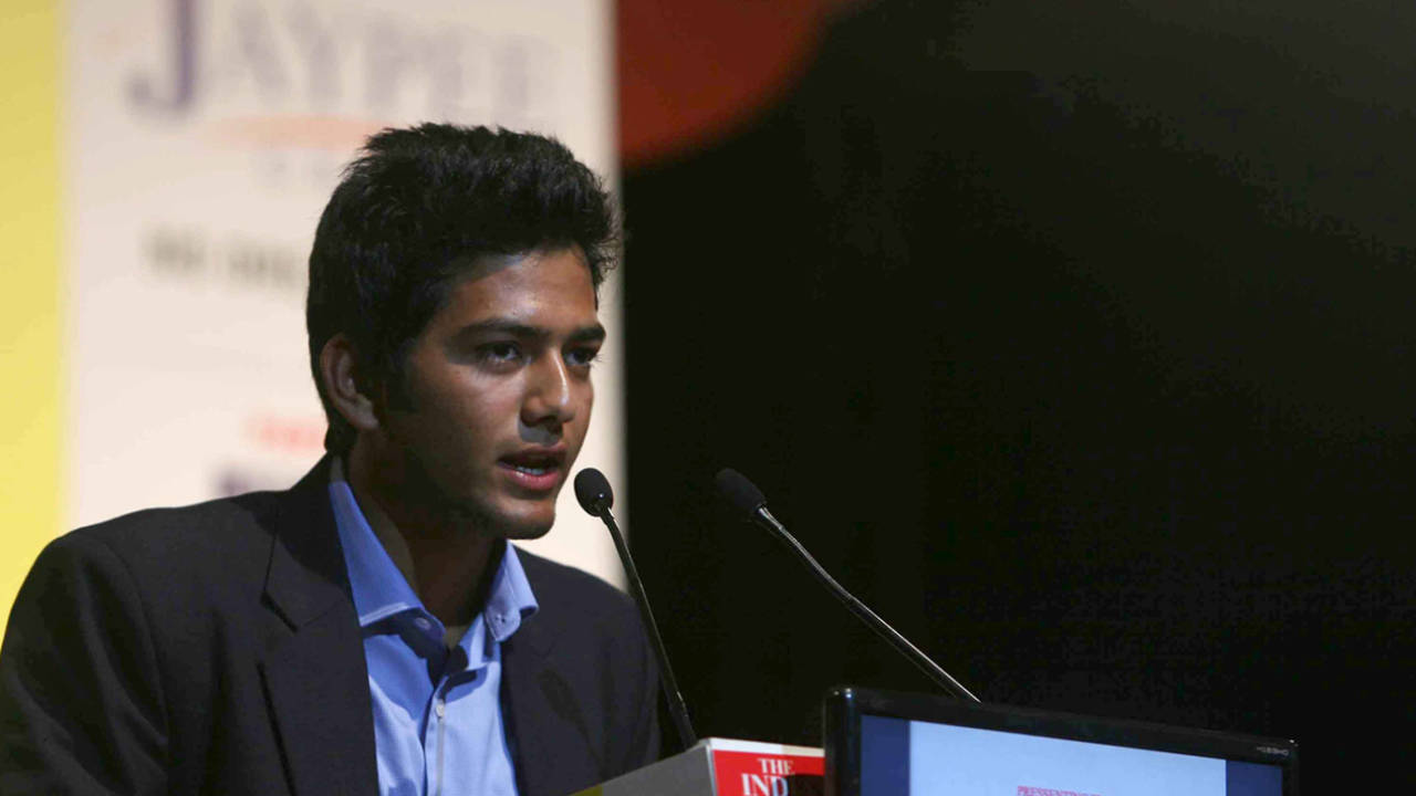 Chand back in 2012, addressing a youth summit, when everybody wanted a piece of him&nbsp;&nbsp;&bull;&nbsp;&nbsp;Getty Images