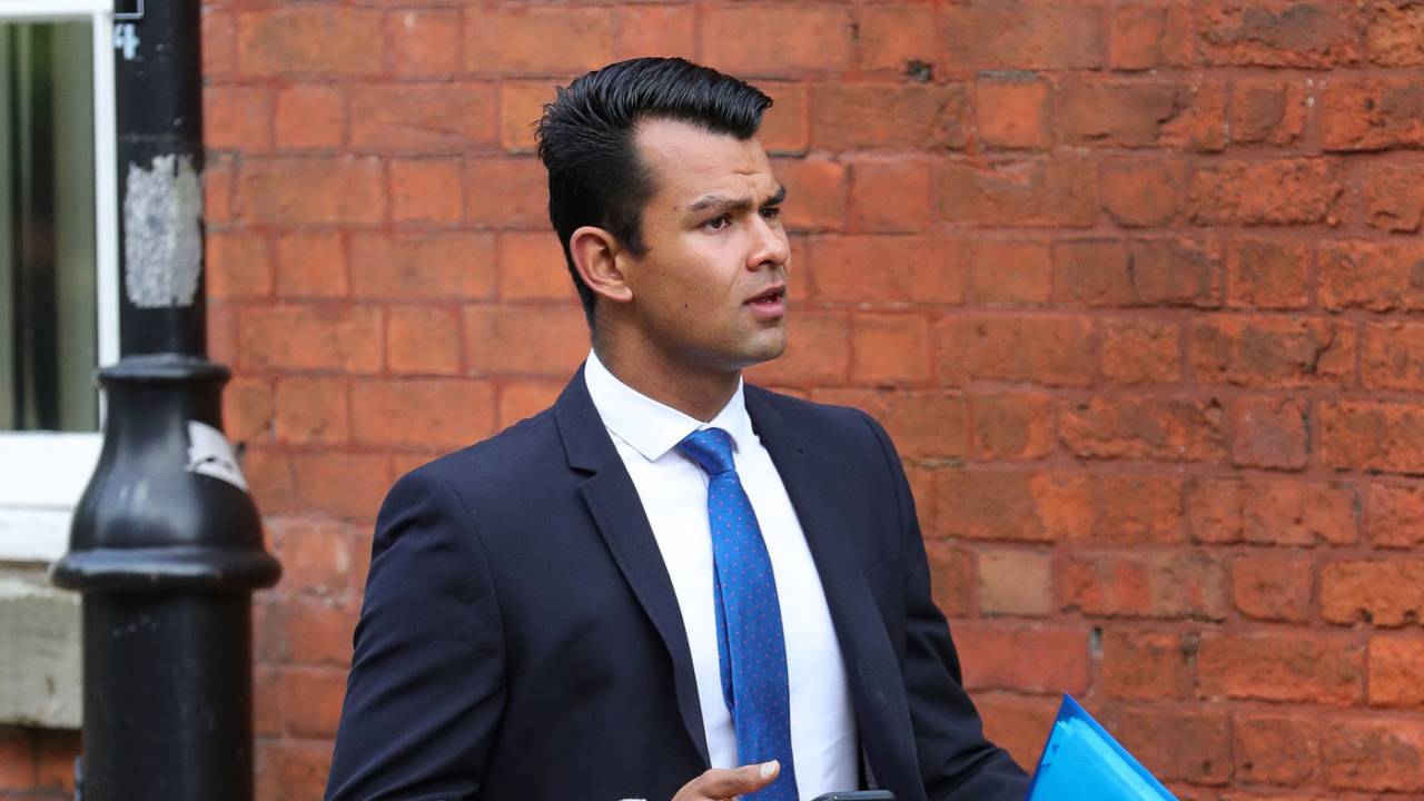 Shiv Thakor arrives for his court appearance
