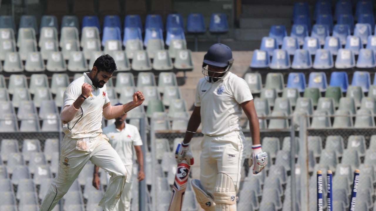 Akash Parkar took his maiden first-class five-wicket haul