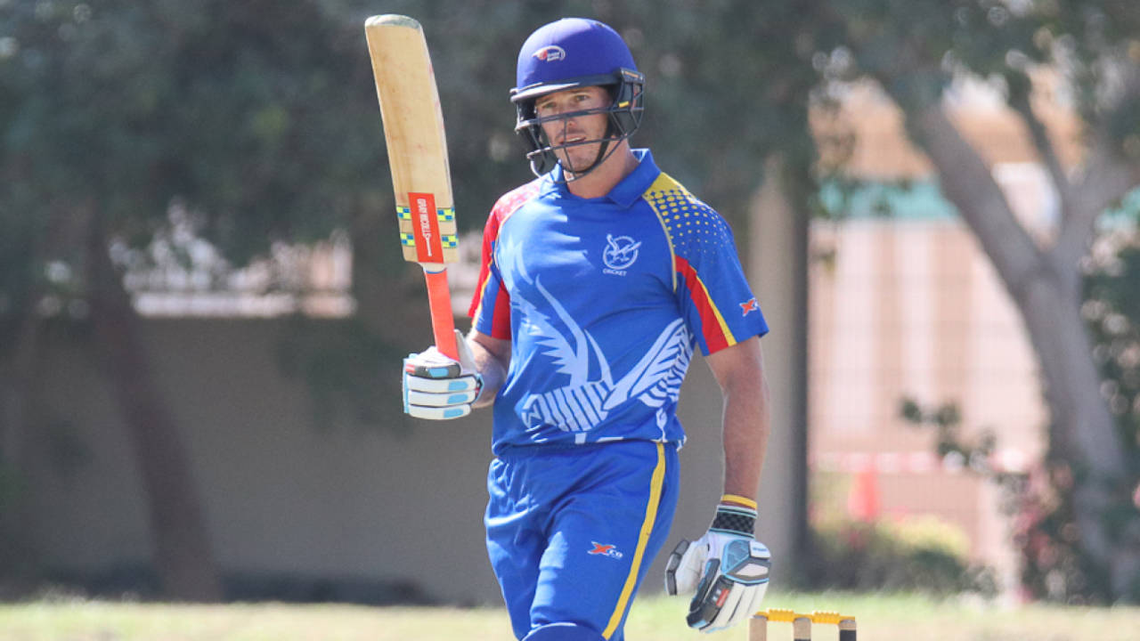 Louis van der Westhuizen raises another half-century, Namibia v Netherlands, 2015-17 WCL Championship, Dubai, December 6, 2017
