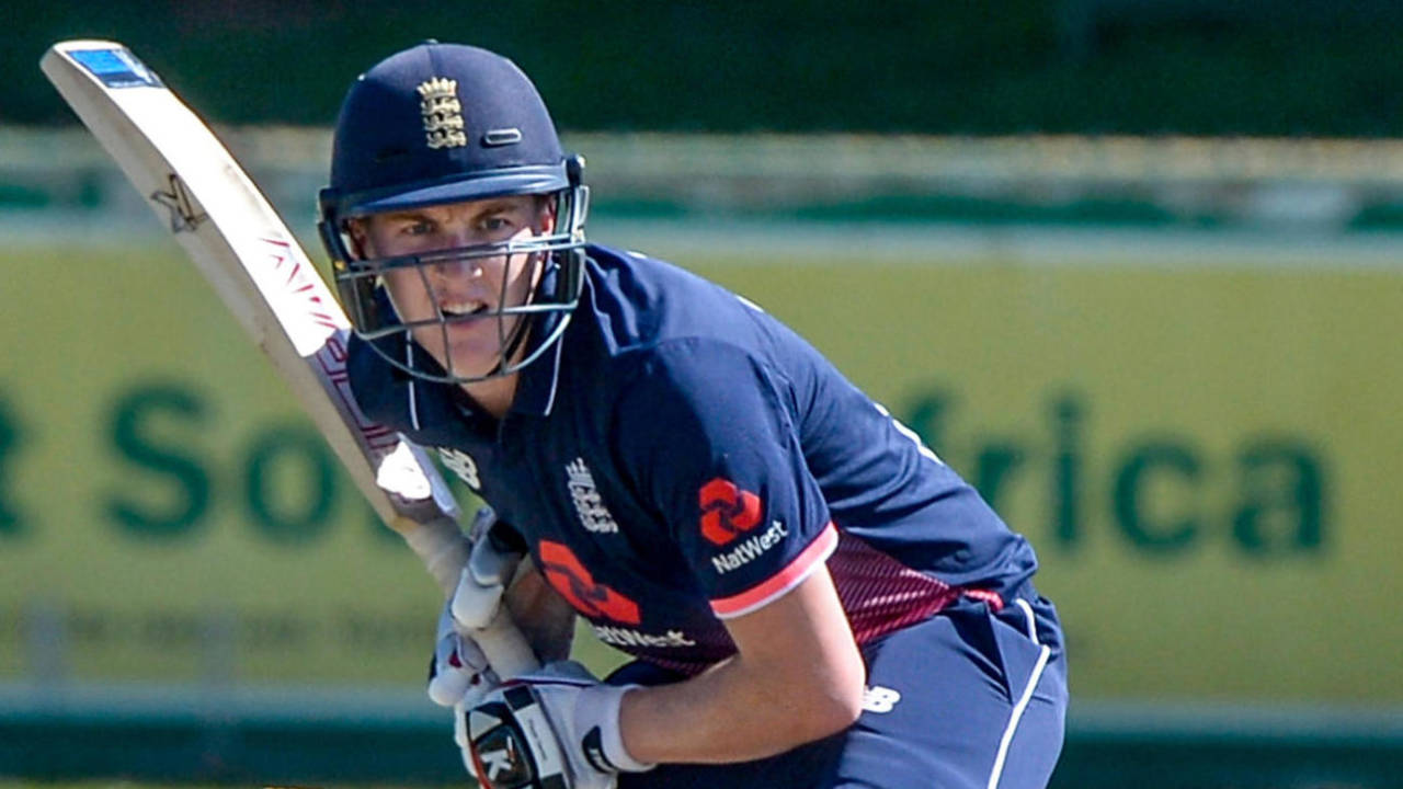 Harry Brook bats for England Under-19s, South Africa vs England, Potchefstroom, December 03, 2017