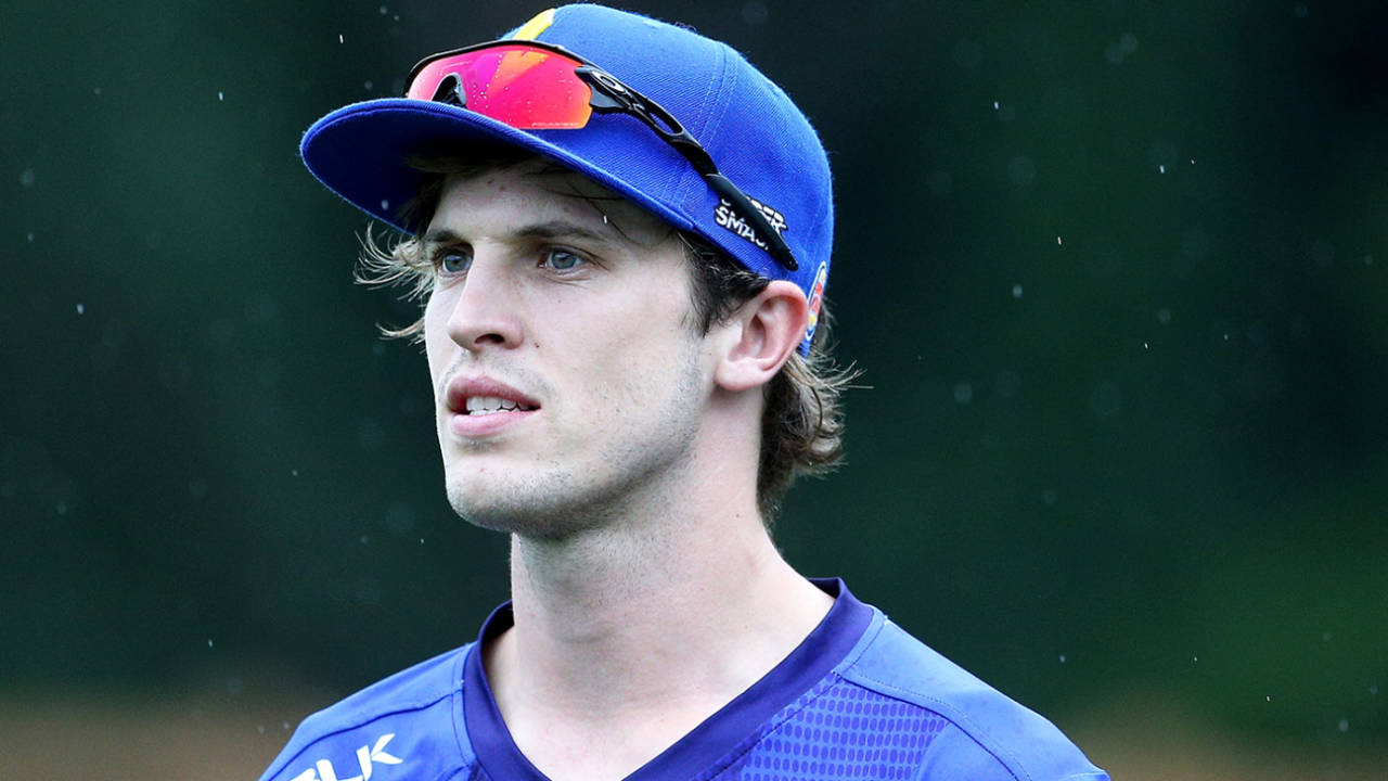 Otago quick bowler Warren Barnes, Otago v Wellington, Super Smash T20, Dunedin, December 17, 2017