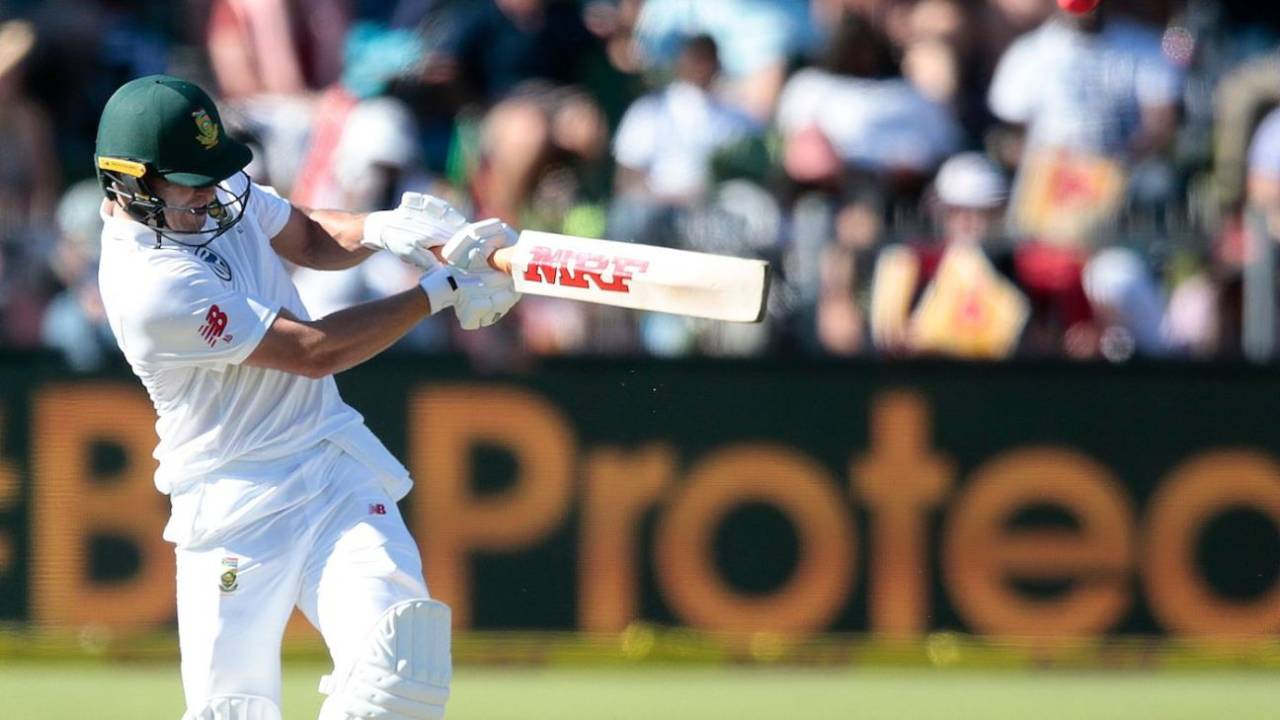 AB de Villiers scored a half-century on his Test return, South Africa v Zimbabwe, only Test, 1st day, Port Elizabeth, December 26, 2017