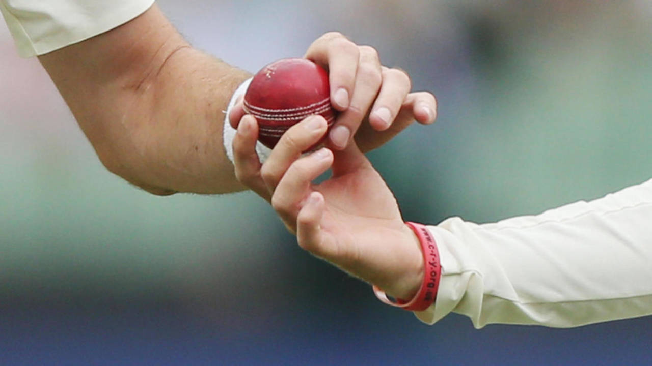 The ball at the centre of the tampering allegations, Australia vs England, fourth Test, fourth day, December 29, 2017