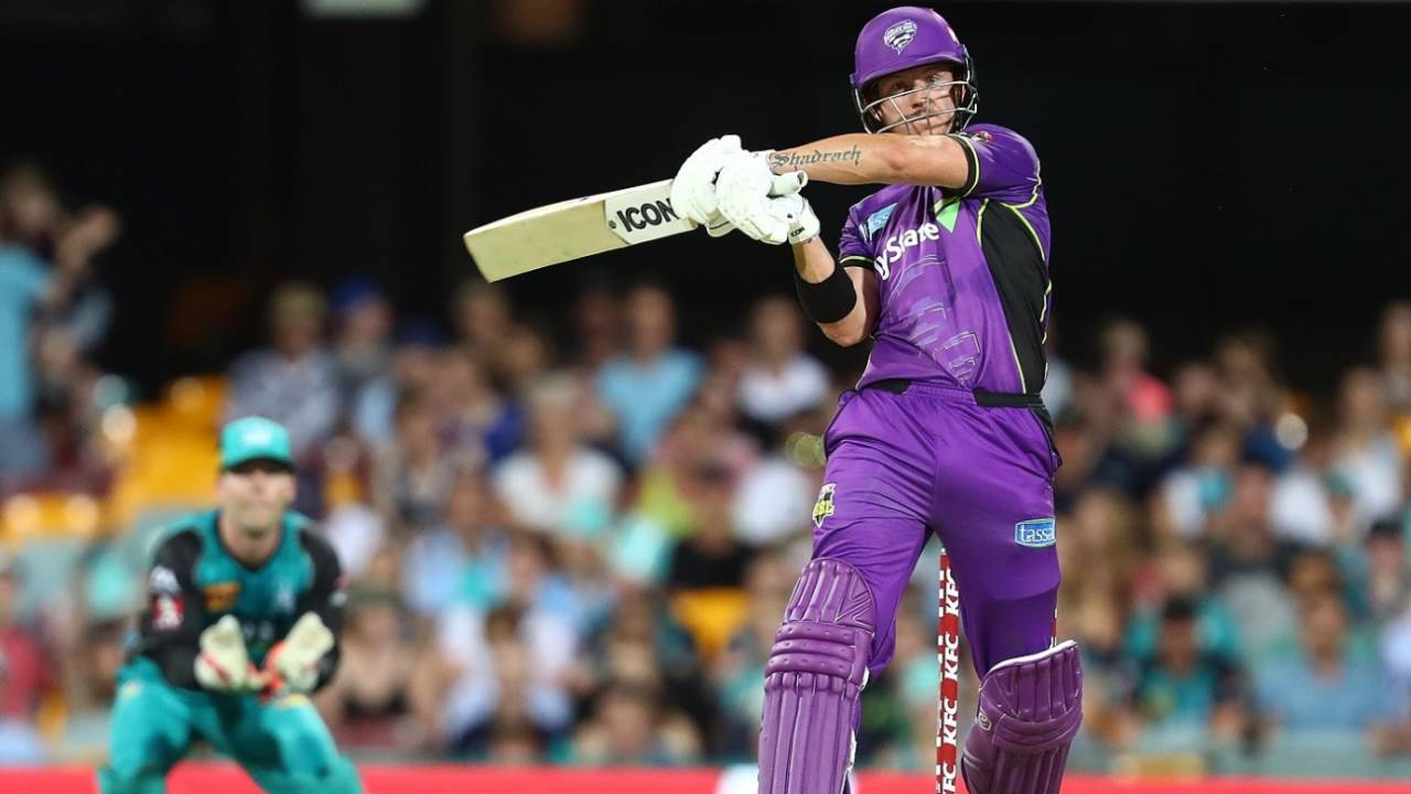 D'Arcy Short blasted the highest individual score in BBL history, Brisbane Heat v Hobart Hurricanes, Big Bash League 2017-18, Brisbane, January 10, 2018