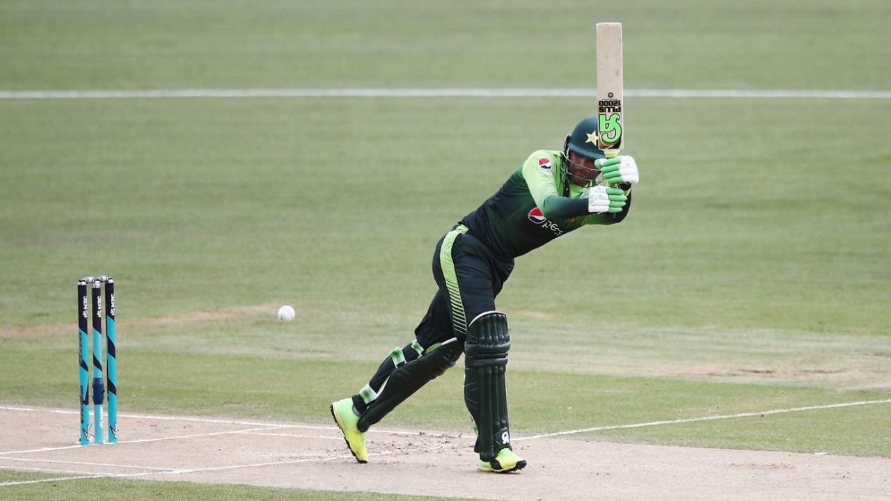 Fakhar Zaman puts his wrists to good use, New Zealand v Pakistan, 4th ODI, Hamilton, January 16, 2018
