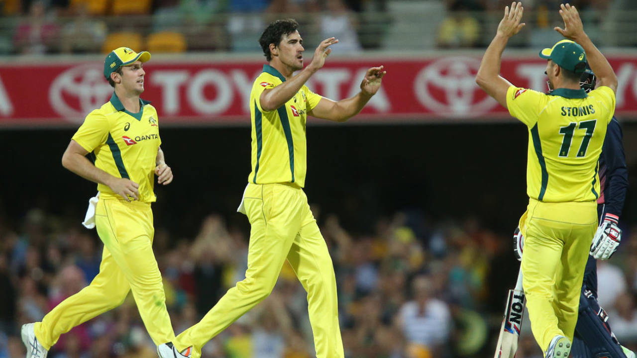 Mitchell Starc nipped out two in an over&nbsp;&nbsp;&bull;&nbsp;&nbsp;Getty Images