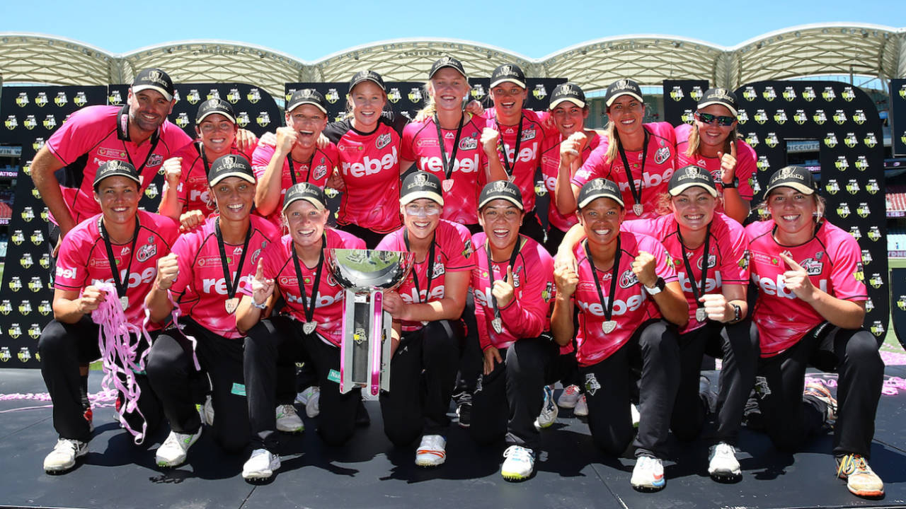 Sydney Sixers won their second straight title, Perth Scorchers v Sydney Sixers, WBBL 2017-18, final, Adelaide, February 4, 2018