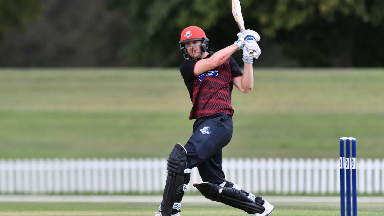 Michael Pollard pulls with style, Canterbury v Auckland, Ford Trophy, Christchurch, February 7, 2018