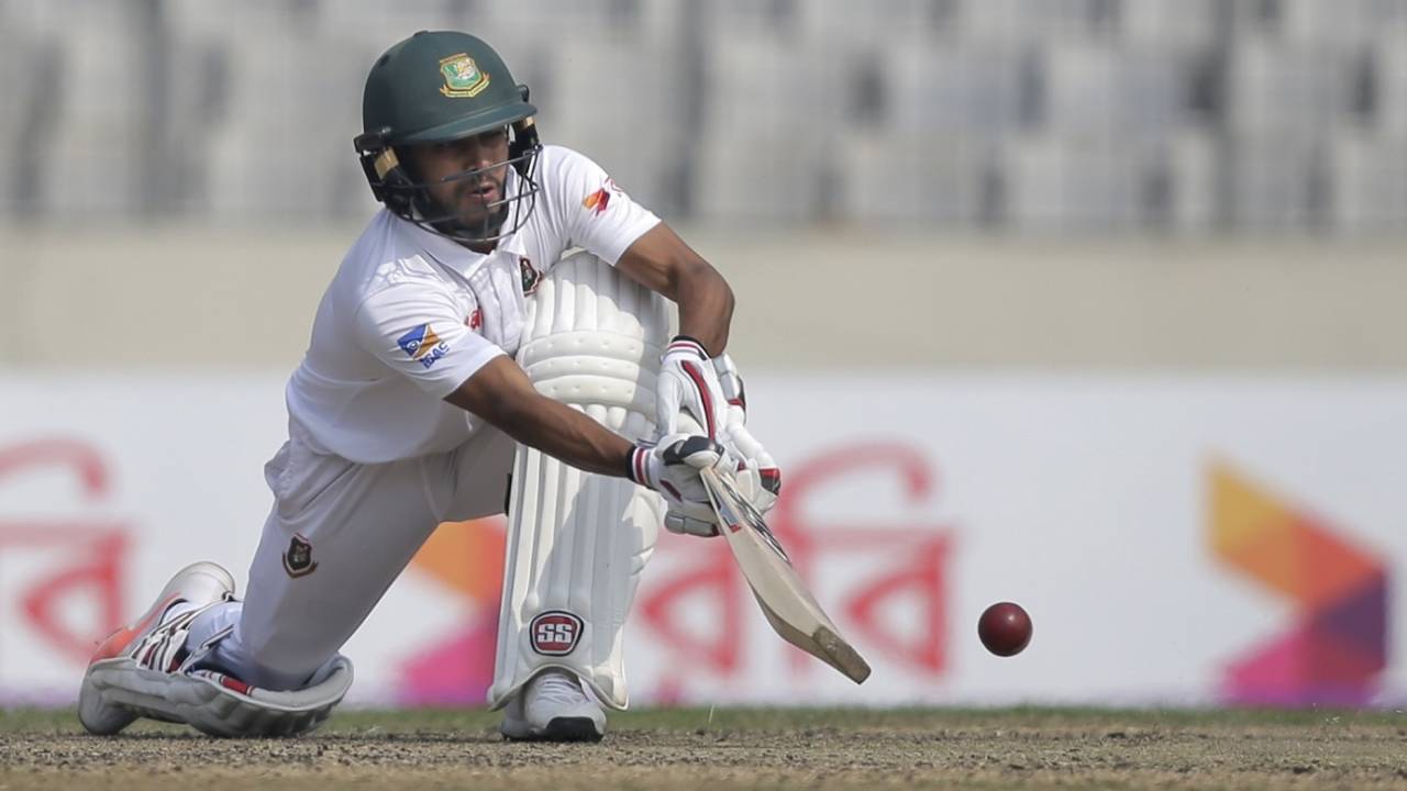 Mehidy Hasan Miraz was not out on 38, Bangladesh v Sri Lanka, 2nd Test, Mirpur, 2nd day, February 9, 2018