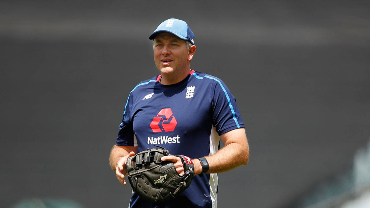 England's bowling coach Chris Silverwood, Melbourne, February 9, 2018