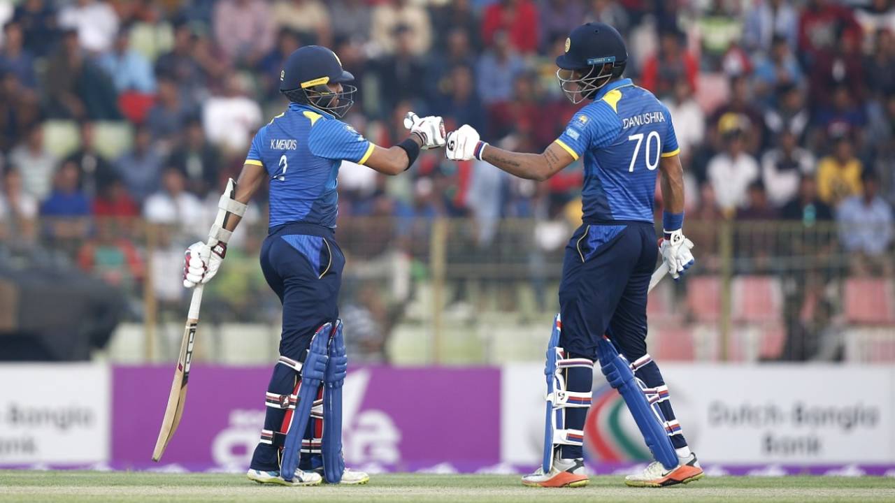 Kusal Mendis has played all three ODIs in the series and Danushka Gunathilaka missed the third one on Sunday&nbsp;&nbsp;&bull;&nbsp;&nbsp;Associated Press