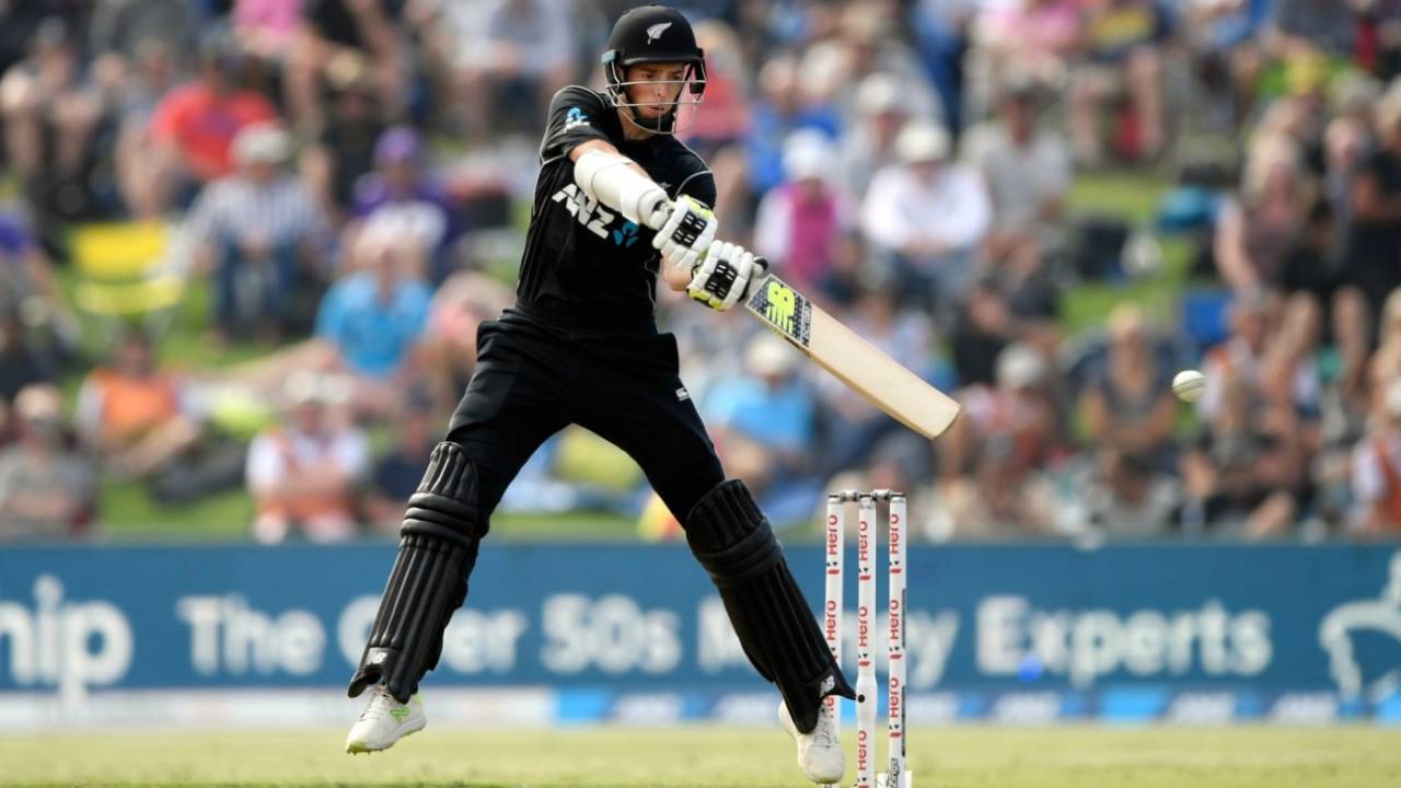 Mitchell Santner struck a fine fifty, New Zealand v England, 2nd ODI, Mount Maunganui, February 28, 2018
