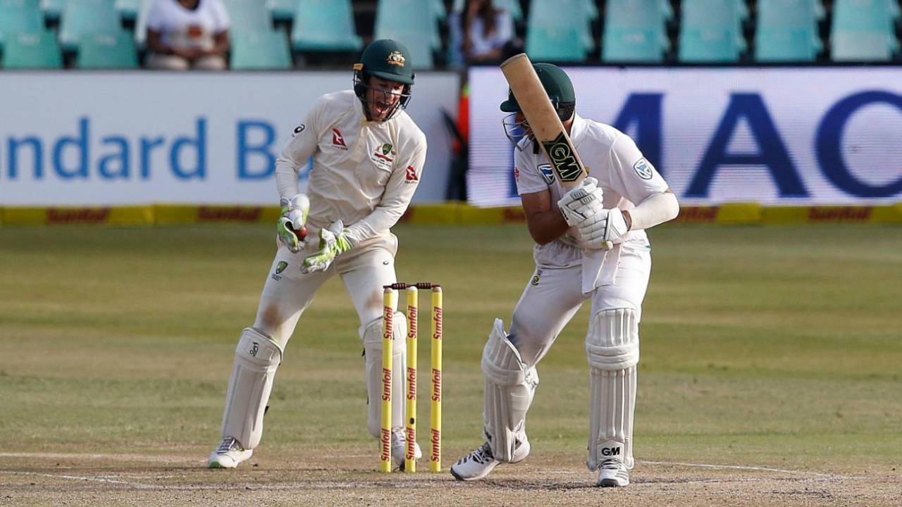 Aiden Markram was expertly caught by Tim Paine, South Africa v Australia, 1st Test, Durban, 4th day, March 4, 2018