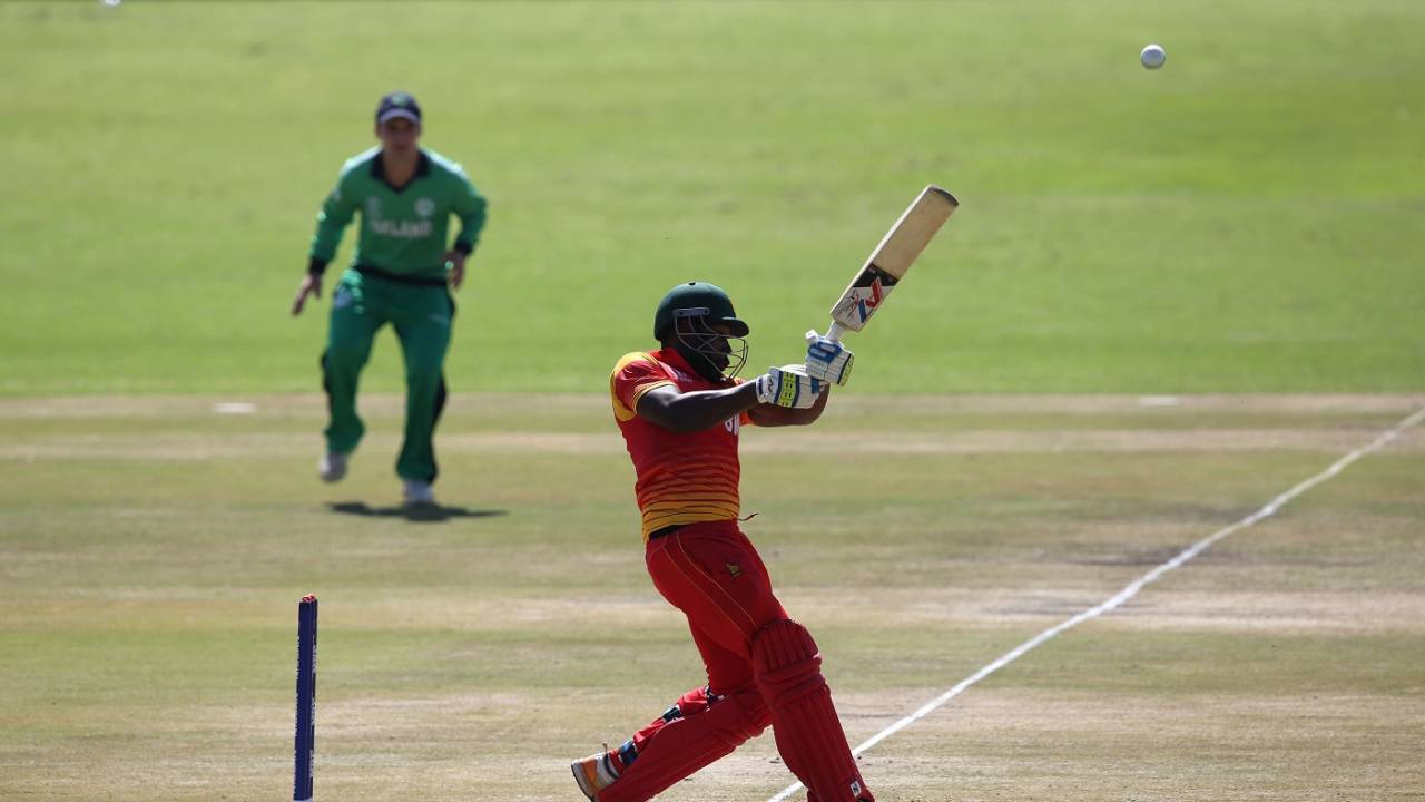 Cephas Zhuwao nails a pull, Zimbabwe v Ireland, World Cup qualifier, Super Sixes, Harare, March 16, 2018