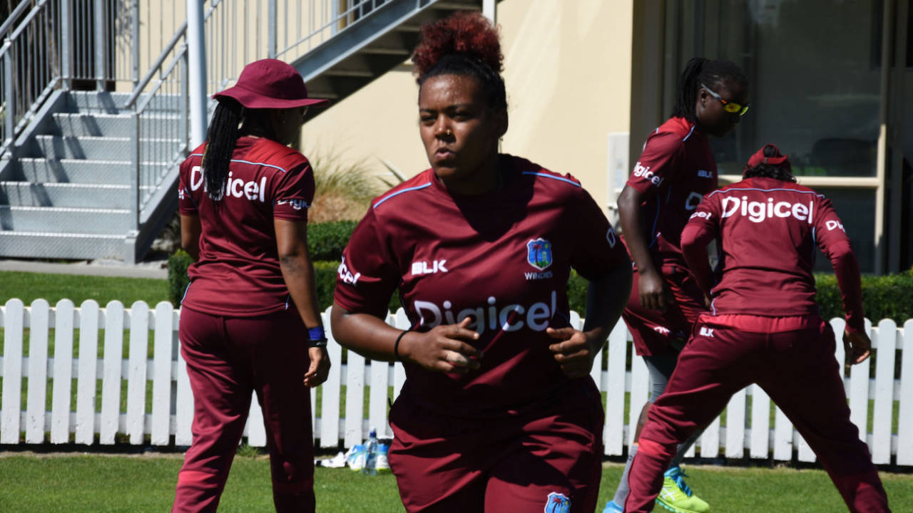 Reniece Boyce goes through training drills, Lincoln, March 2, 2018