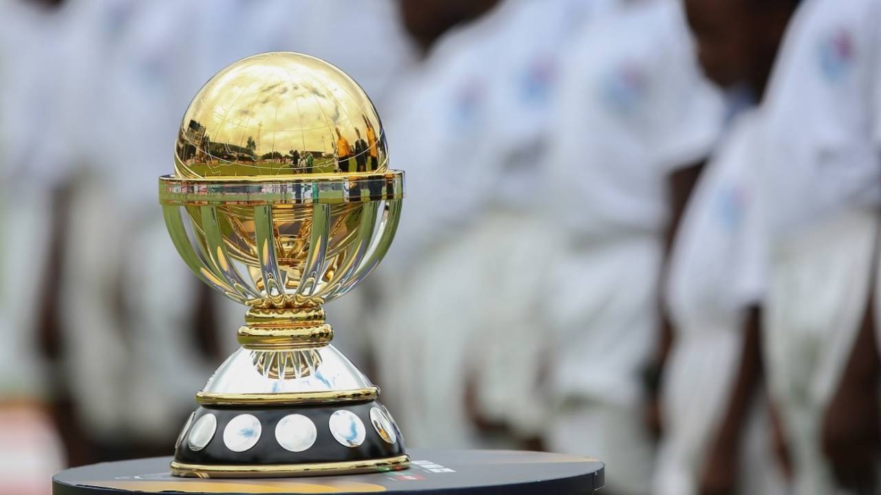 The World Cup qualifier trophy, Ireland v Afghanistan, World Cup Qualifiers, Harare, 23 March, 2018