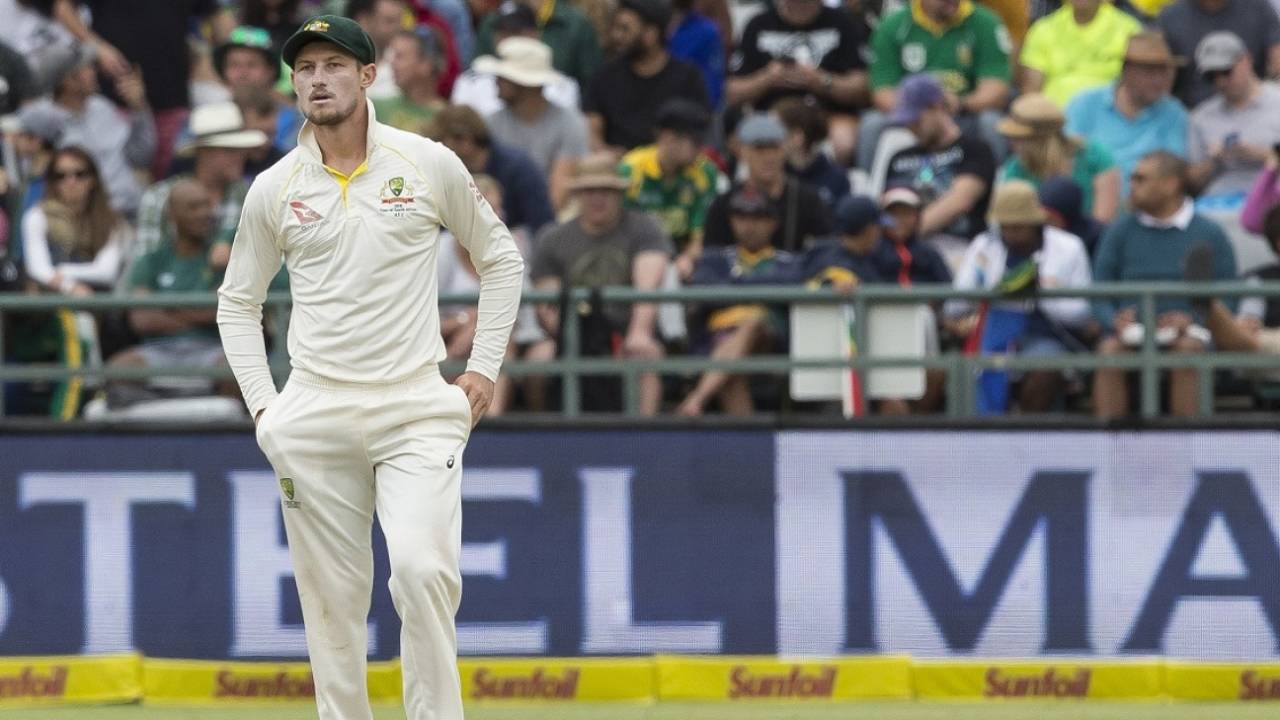 Cameron Bancroft's actions were under scrutiny on the third day, South Africa v Australia, 3rd Test, Cape Town, 3rd day, March 24, 2018