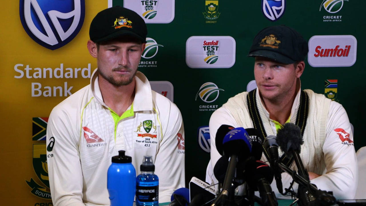 Cameron Bancroft, Steven Smith (and David Warner) received penalties not just for ball-tampering, but for the subsequent cover-up&nbsp;&nbsp;&bull;&nbsp;&nbsp;Gallo Images/Getty Images