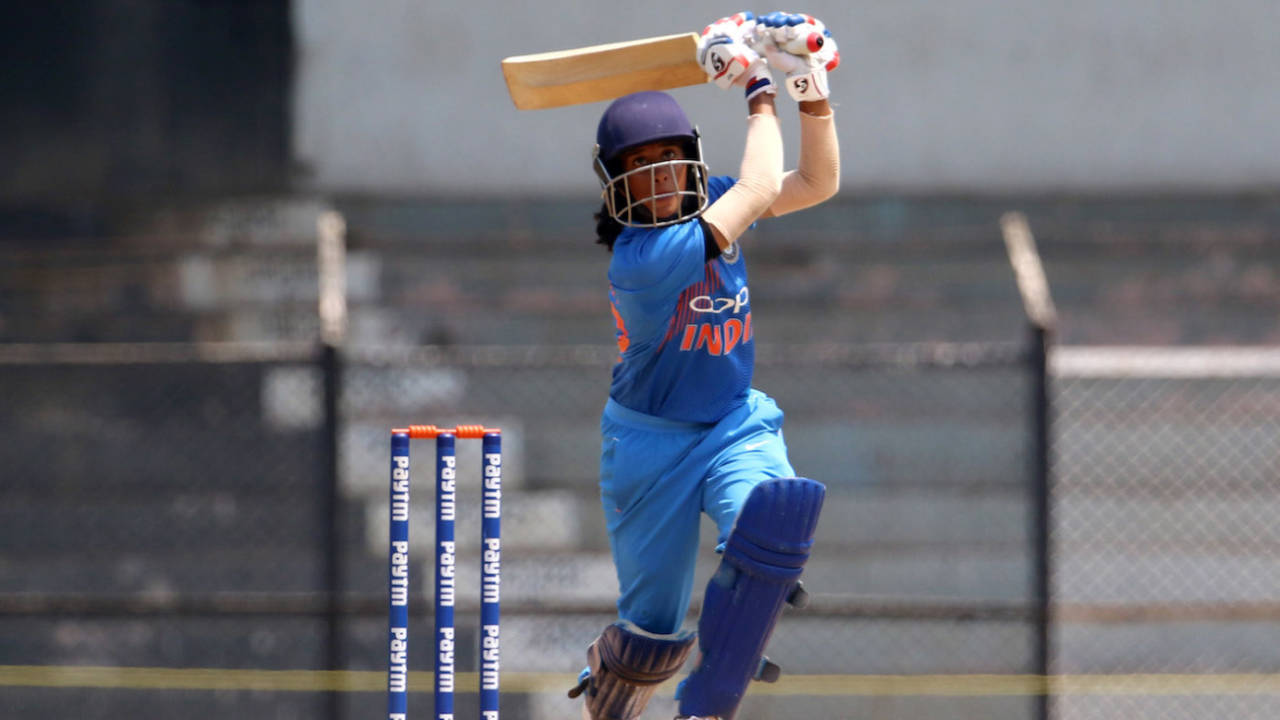 Jemimah Rodrigues played some attractive strokes, India v Australia, Tri-Nation Women's T20 Series, Mumbai, March 26, 2018