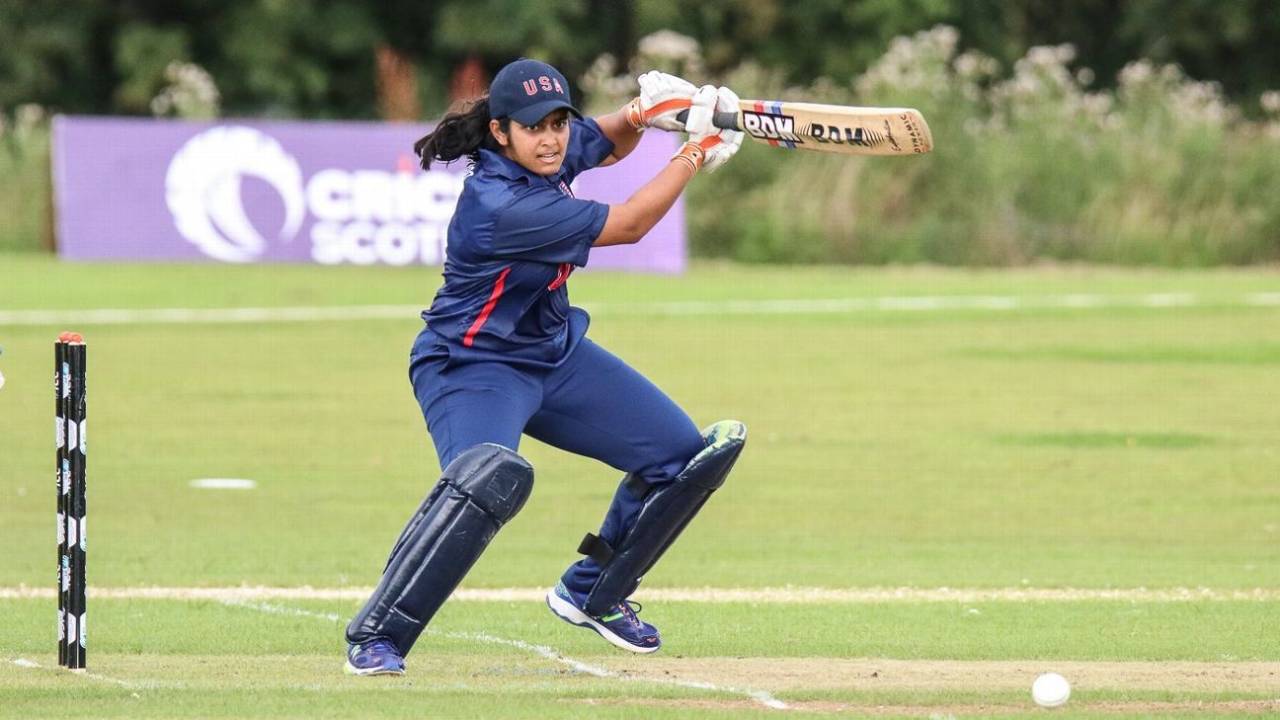 Shebani Bhaskar was just 17 years old when she played in the 2011 ICC Women's World Cup qualifiers. She scored 72 against Zimbabwe and helped the US win its only match of the tournament