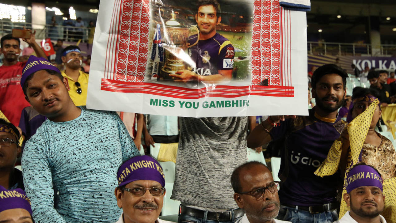 KKR fans have clearly been waiting to get Gautam Gambhir back&nbsp;&nbsp;&bull;&nbsp;&nbsp;BCCI