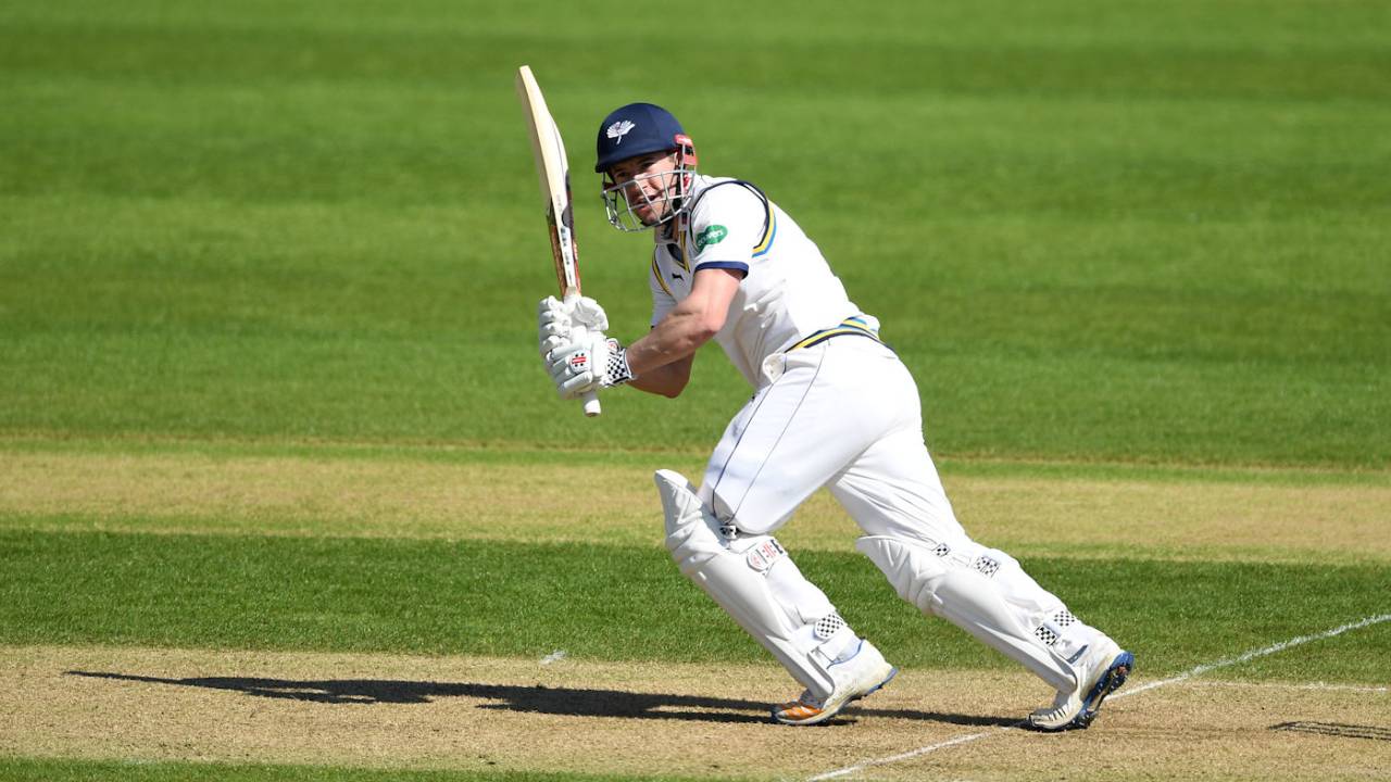 Andy Hodd bats for Yorkshire