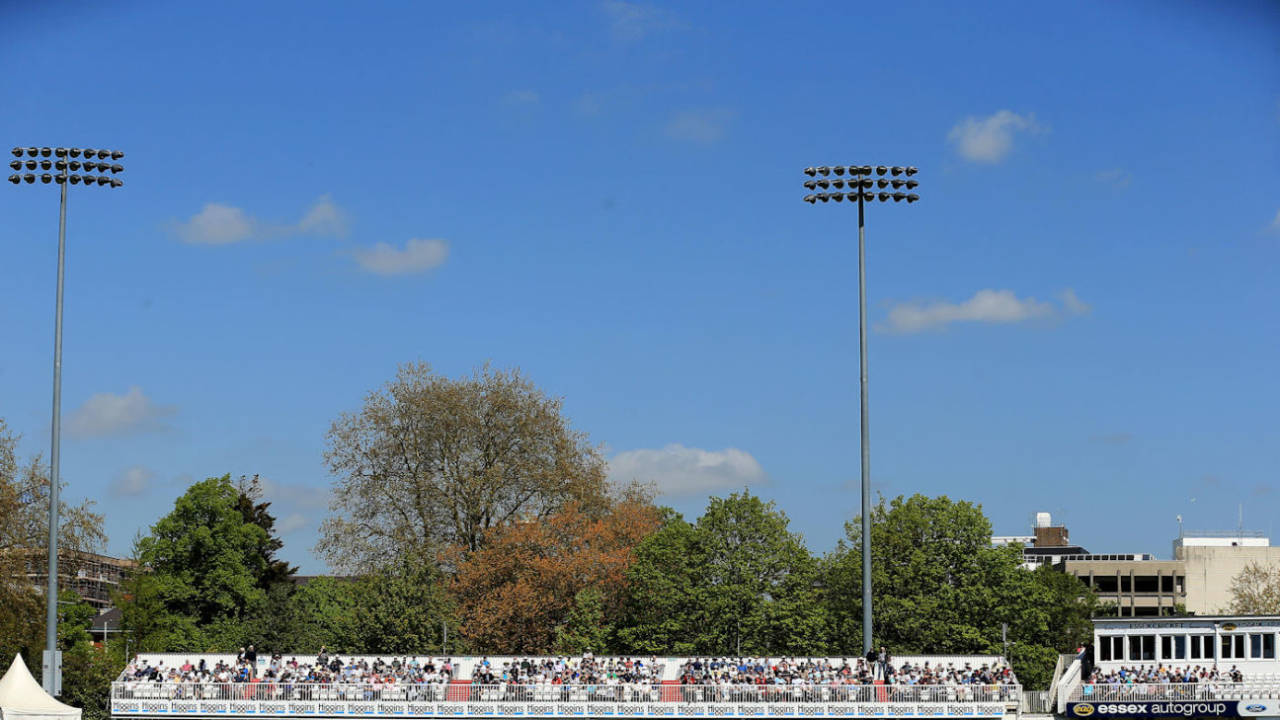 A view of the County Ground, Chelmsford, May 4, 2018