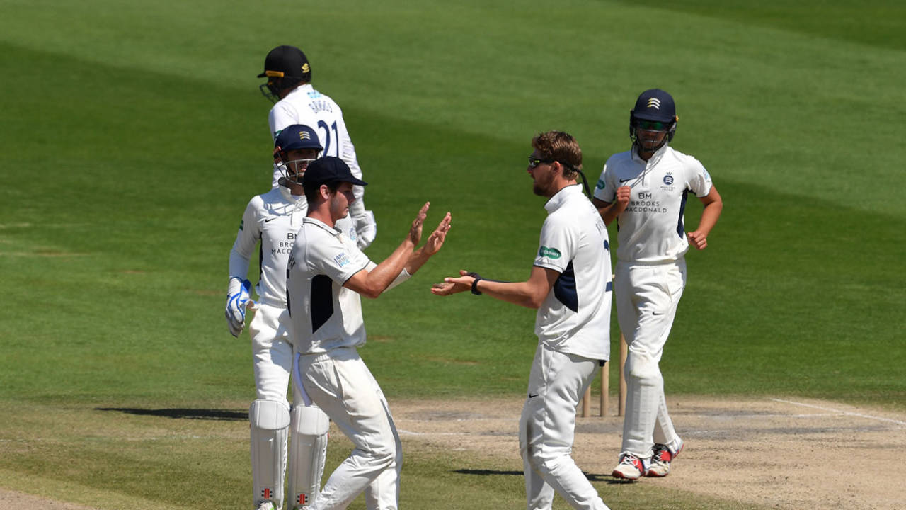 Ollie Rayner opened the door for Middlesex, Sussex v Middlesex, Specsavers Championship, Division Two, Hove, May 7, 2018