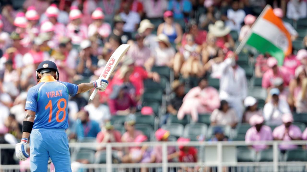 Virat Kohli kept churning out runs and records, South Africa v India, 4th ODI, Johannesburg, February 10, 2018