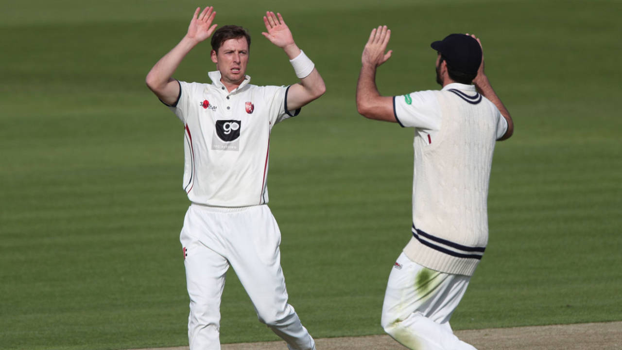 Matt Henry continued his wicket-taking form, Kent v Sussex, Specsavers Championship, Division Two, Canterbury, May 11, 2018
