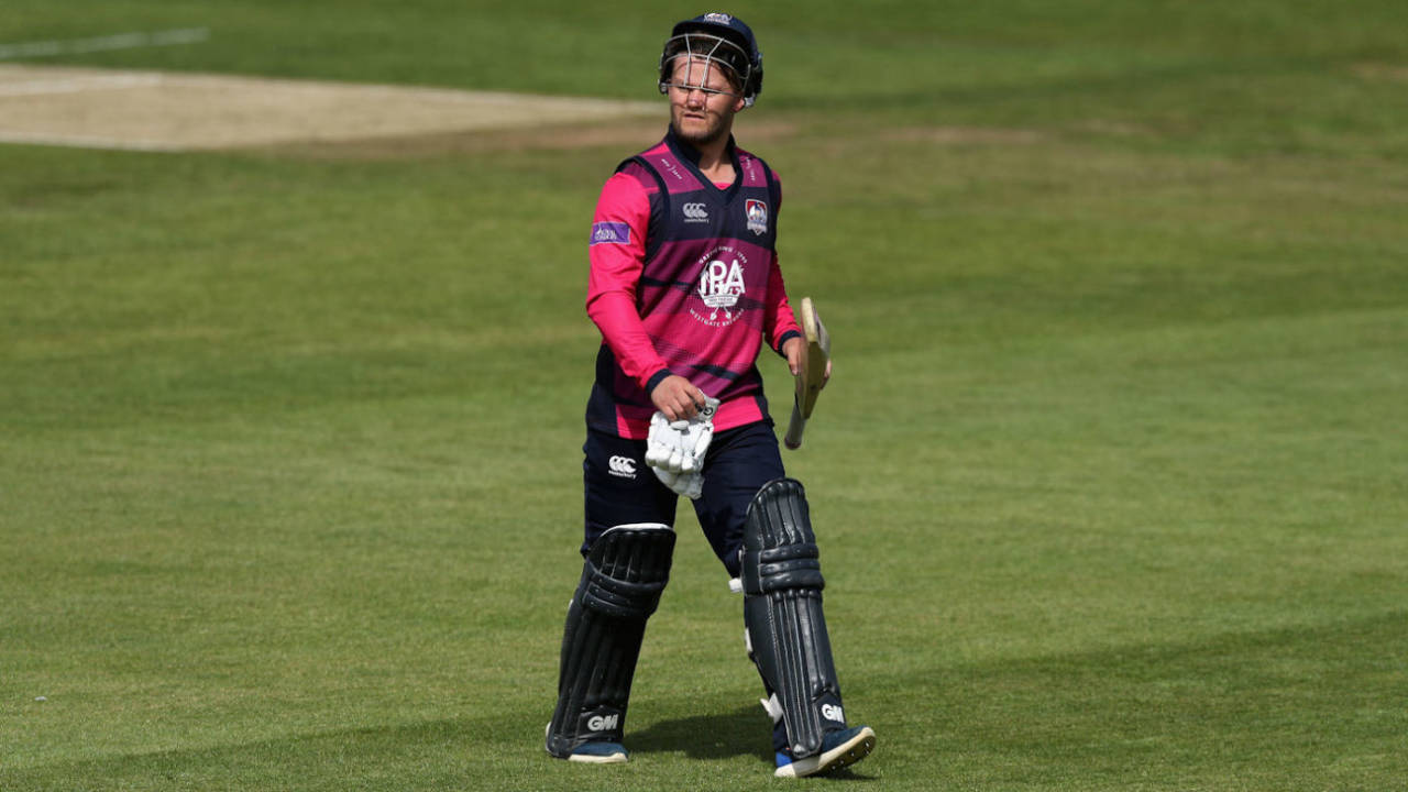 Ben Duckett sums up Northants' poor batting form, Northants v Leicestershire, Royal London Cup, Northampton, May 17, 2018