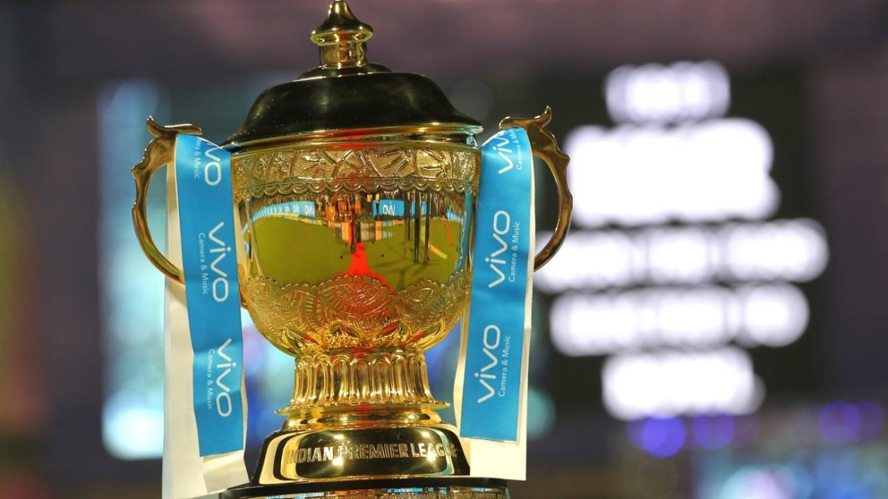 The IPL 2018 trophy on display, Kolkata Knight Riders v Sunrisers Hyderabad, IPL 2018, Qualifier 2, May 25, 2018