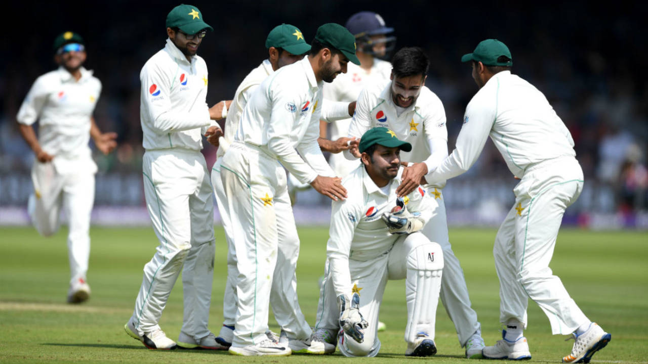 Sarfraz Ahmed held onto a blinder to remove Dawid Malan, England v Pakistan, 1st Test, Lord's 3rd day, May 26, 2018