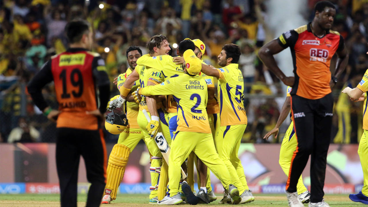 Contrasting emotions were on show after CSK sealed their third IPL title&nbsp;&nbsp;&bull;&nbsp;&nbsp;BCCI