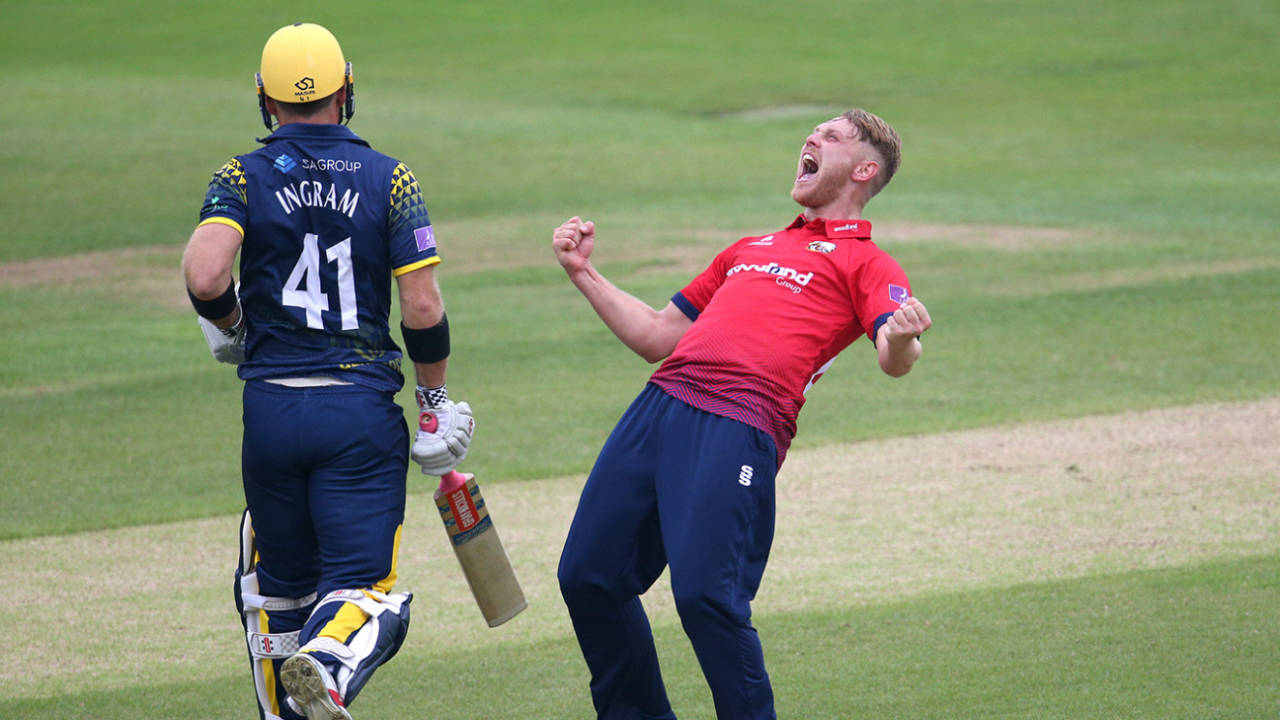 Jamie Porter caused Glamorgan plenty or problems, Essex v Glamorgan, Royal London Cup, South Group, Chelmsford, May 30, 2018